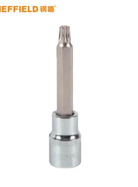 钢盾(SHEFFIELD)S015220 12.5mm系列100mm长花型旋具套筒T20
