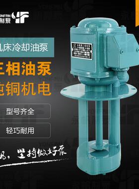 永帆DB机床磨床抽油泵 AB铣床抽水泵 JCB冷却三相电泵40/90/120w