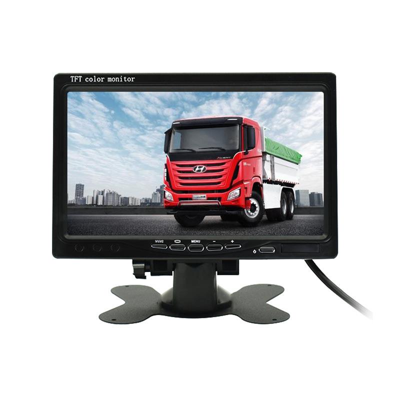 7寸抬头显示器货车车载液晶高清屏显示两路视频输入倒车优先