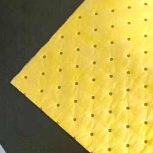 黄色吸液垫 强酸强碱溶剂专用 实验室危化品泄漏应急 环保焚烧