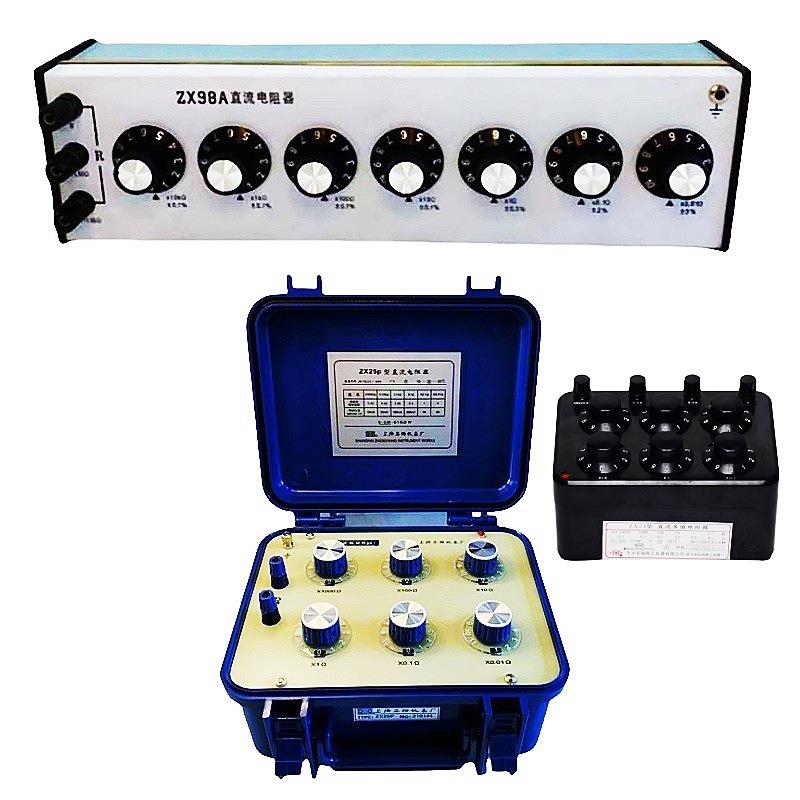 标准电阻箱ZX21上海正阳ZX98A旋转直流电阻器七组开关 电阻箱