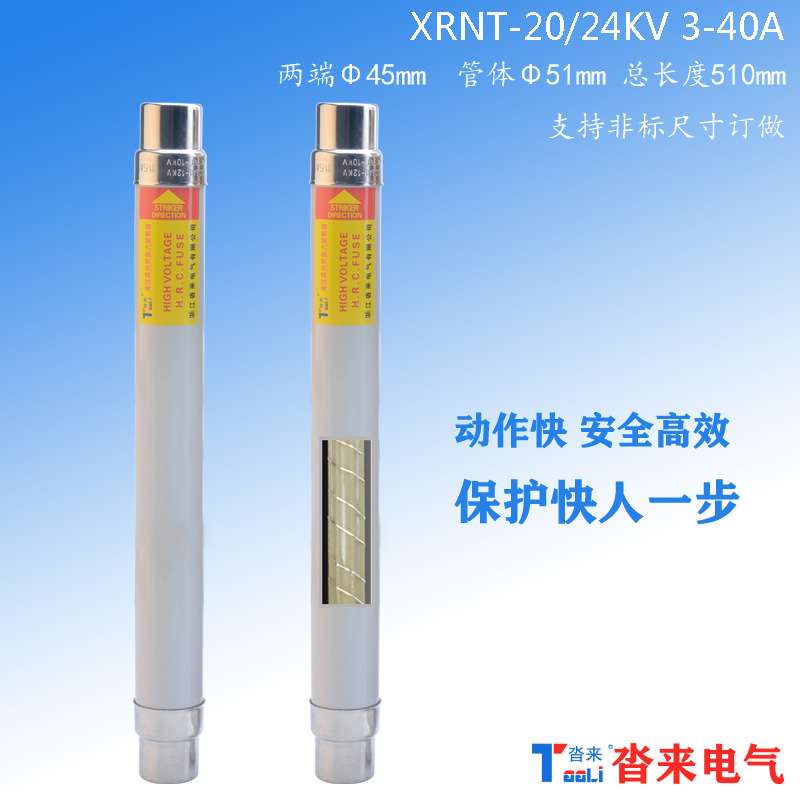 高压限流熔断器XRNT20KV24千伏20A31.5A63A100安熔芯变压器专用