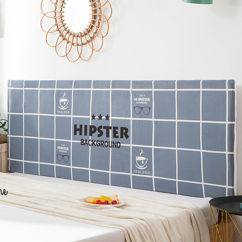 海绵床头靠垫床上靠枕软包床靠背E罩弹力全包床头套罩可拆洗卧室