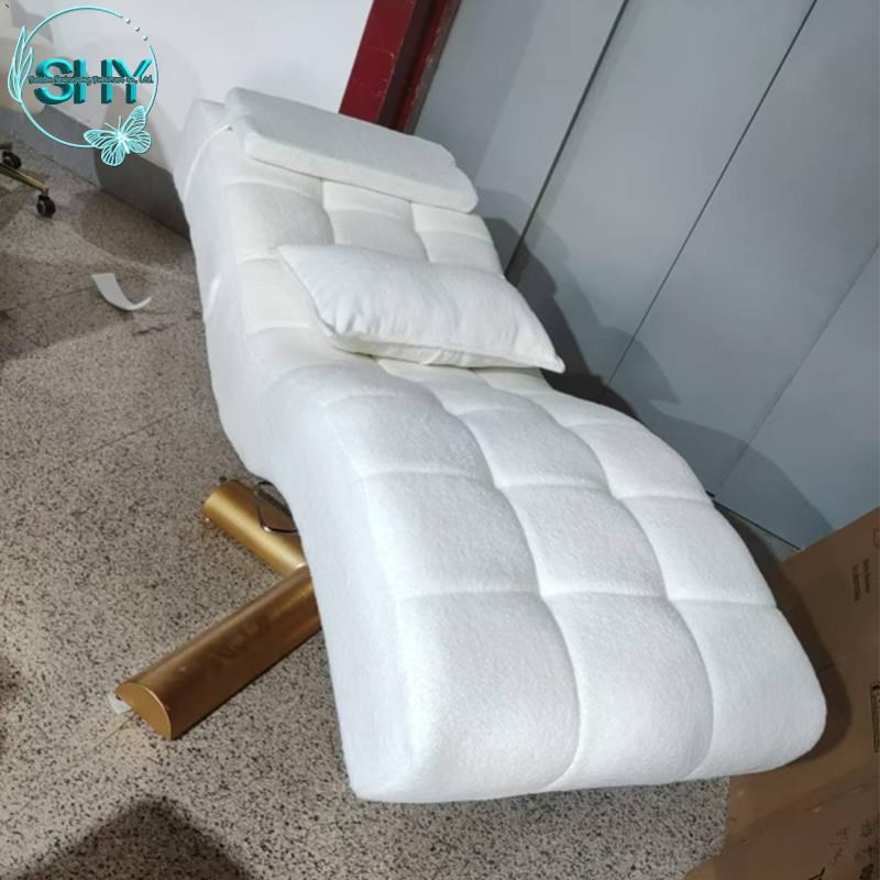 美容床美容院专用Snpa按摩床S形美睫床纹绣床面部床高度头部可调