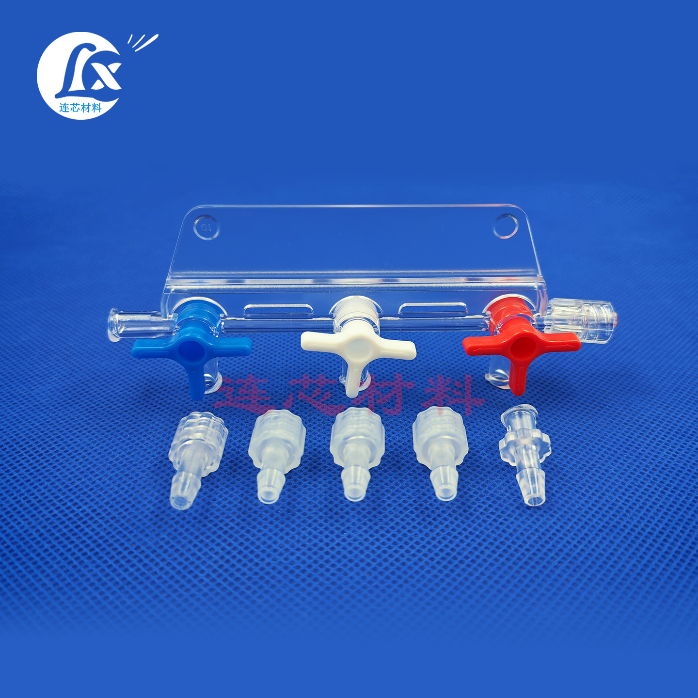 连体阀微型五联阀气液鲁尔内外纹3联连体开关教学实验设备开关阀