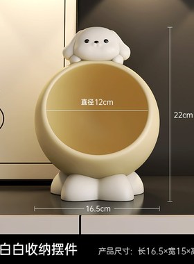 玄关钥匙收纳盒摆件入户门口高级鞋柜置物架高档轻奢电Z视柜装饰