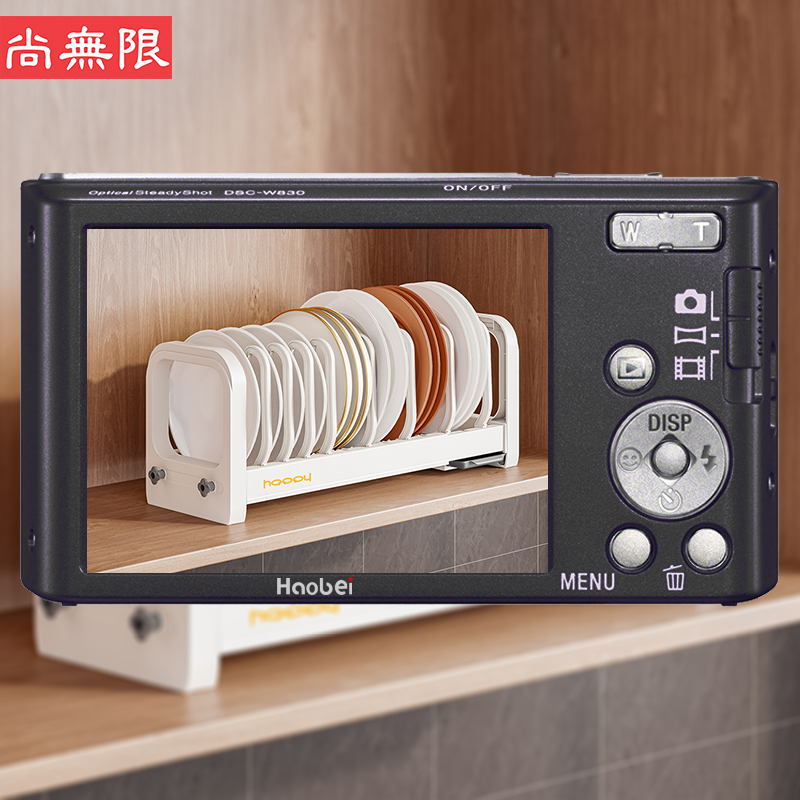 沥水碗碟架家用伸缩厨房置物架多层D灶台盘碗筷杯子餐具台面收纳