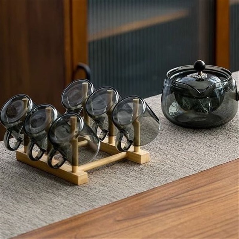 茶壶逍遥壶加厚i旋转小青柑专用侧把泡茶壶家用茶具防炸玻璃煮茶