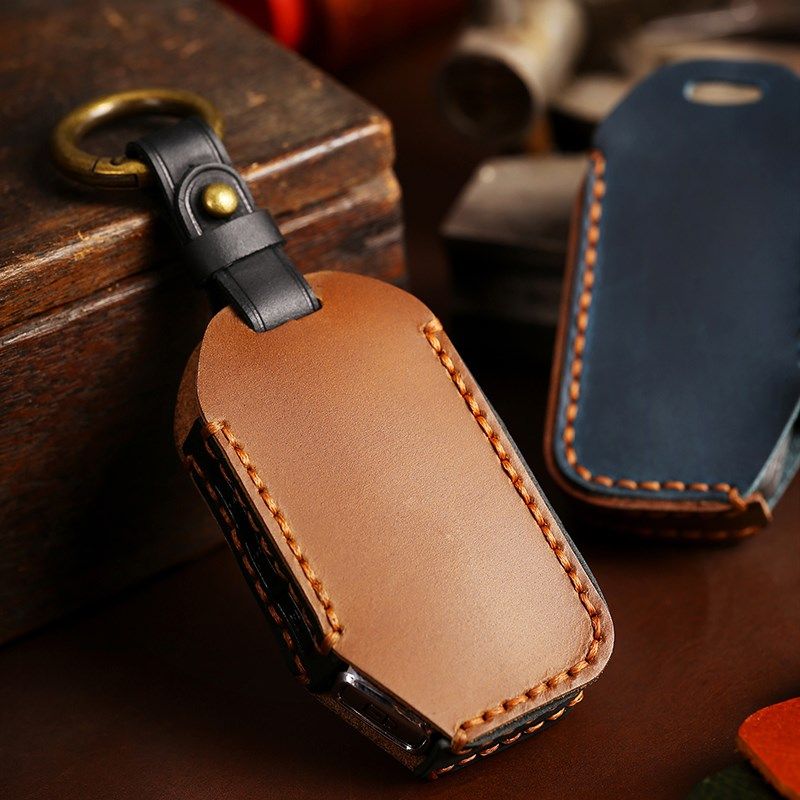 起亚钥匙套kx5智跑k3真牛皮kxC7凯绅K5汽车奕跑保护包壳傲跑k4