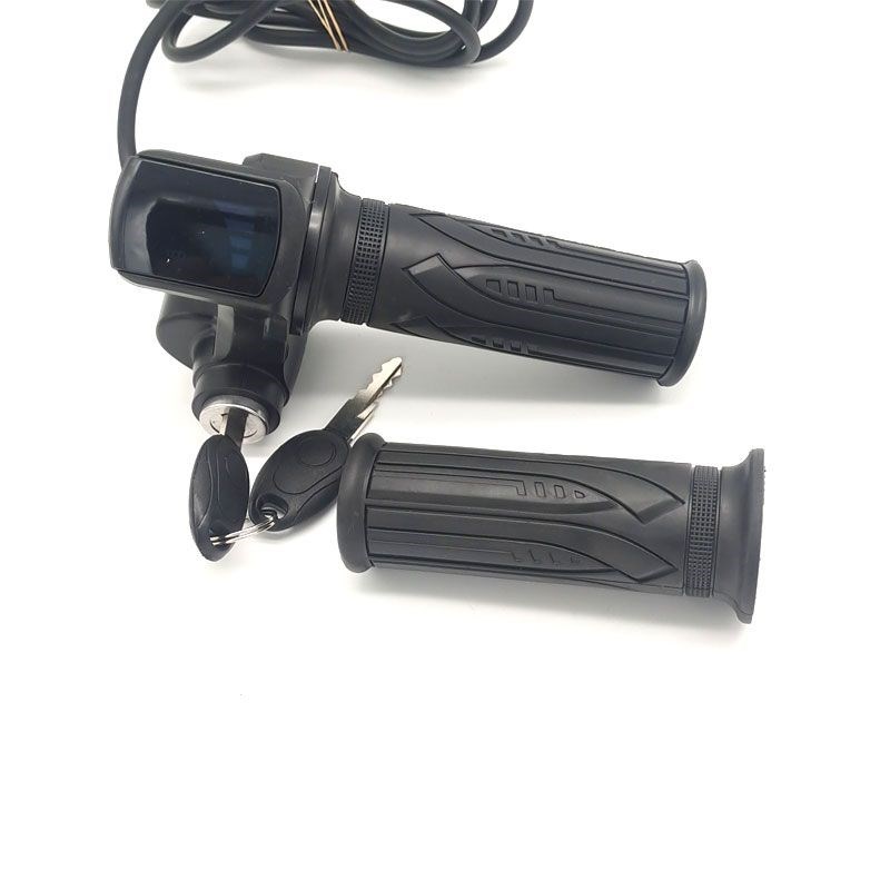 电动车电量显示转把折叠锂电驾车油门调L速器代驾车调速手柄转把