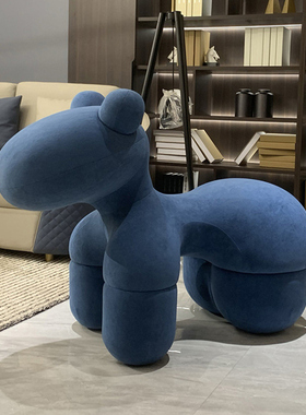 创意小马椅客厅大型落地摆件沙发旁家居软装饰品T轻奢乔迁新居礼