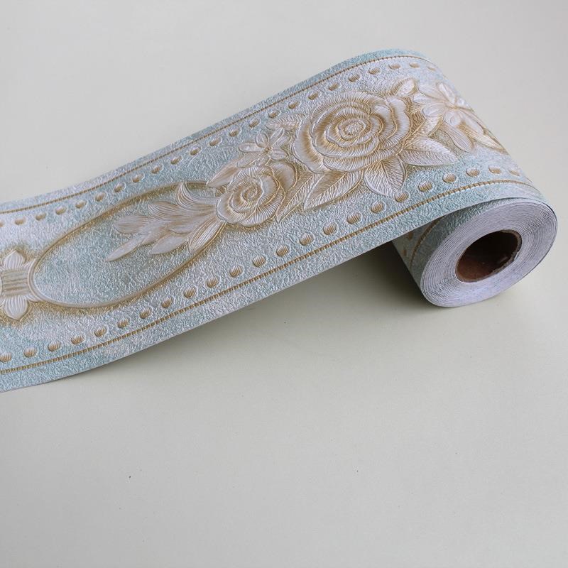 OF9D自贴欧式3D立q体贴腰线客厅卧室卫生间瓷砖防水墙贴墙面墙裙