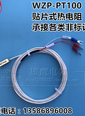 0温度传感器面平10贴片p t铂 P0热电偶温度探头 -35Z热电阻W 式