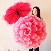 舞台盛世花伞开运动演道具舞蹈花演出用会晚手拿开场舞花表会牡丹