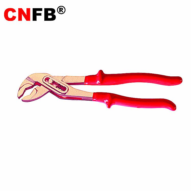 桥防/CNFB 防爆绝缘浸塑套入式水泵钳 T86208