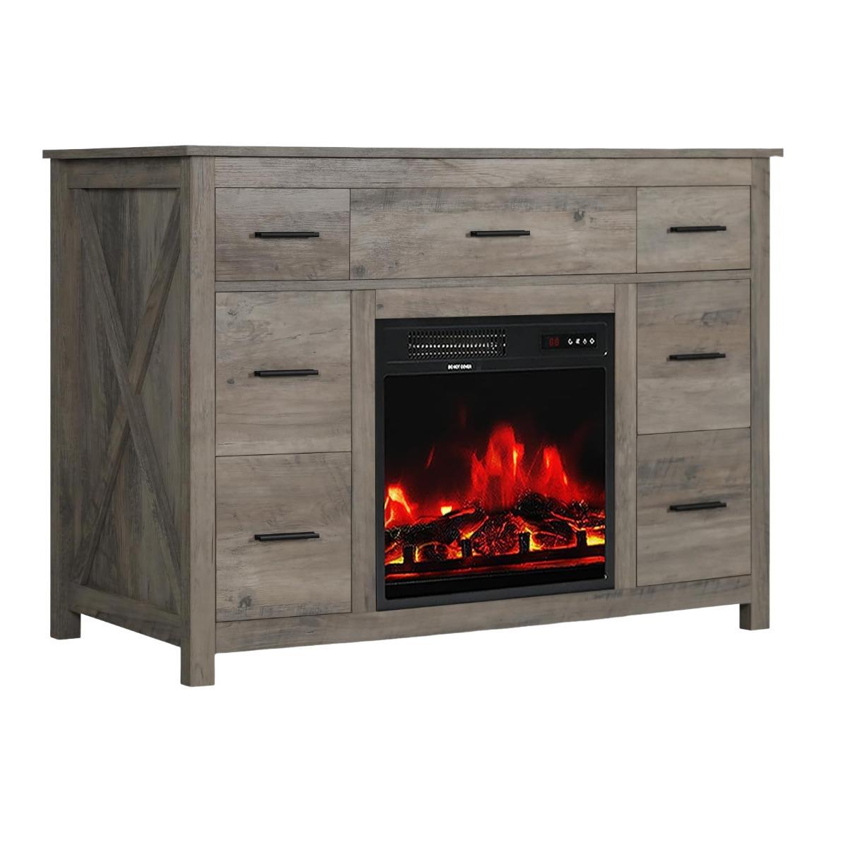 跨境客厅欧式电视柜家用多功能收纳柜电壁炉取暖仿真火壁炉装饰柜