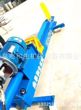 25吨 中型电动劈木机 80行程 移动液压劈柴机 220V 果木劈材器