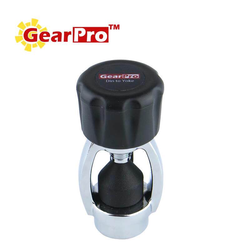 Gearpro DIN TO YOKE口 呼吸调节器通用一级头气瓶din口转换头