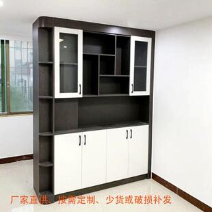 进门现代简约装饰柜一体置物架中式多层实木屏风隔断柜制做