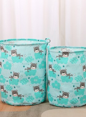 Large capacity fabric storage basket, clothes, toys, miscel