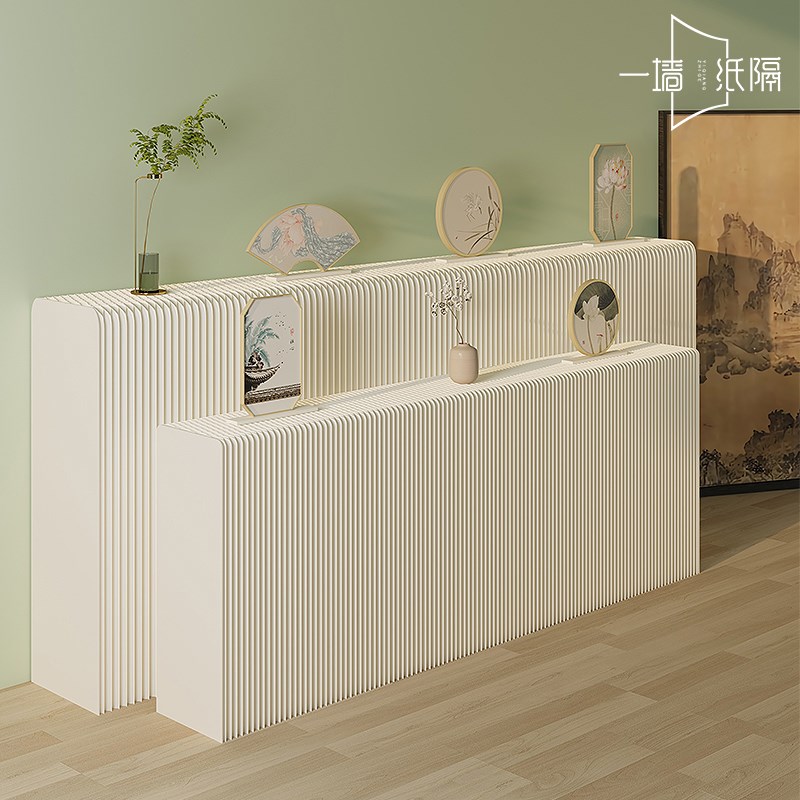 陈列商品展示柜纸质展台展示橱窗台展会长条岛服装店中展示架折叠