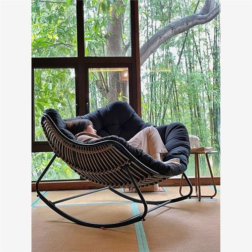 阳台晒太阳椅坐睡两用大人阳台休闲椅可躺可睡窝窝椅懒人2025新款
