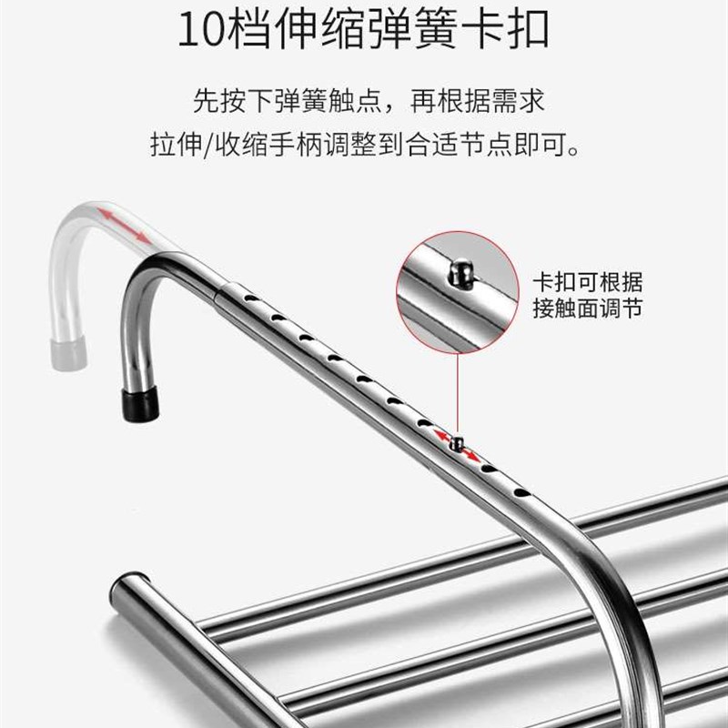 现货速发台晾衣神器防盗网晾衣架护栏伸缩晒衣架窗外用摺叠晾鞋