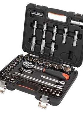 钢盾工具 58件12.5mm系列套筒组套 机修汽修套装S010058