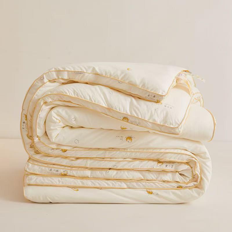 糯糯棉印花大豆纤维被被子被芯家用单双人春秋被冬被棉被四季通用