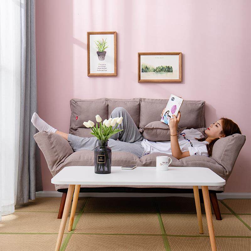 可折叠沙发床懒人沙发跨境布艺卧室客厅日式榻榻米三人位多用沙发