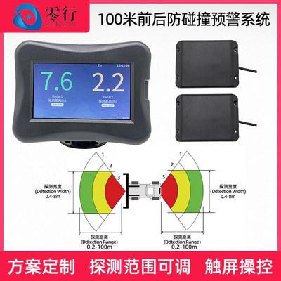 77Ghz毫米波雷达防碰撞预警100米工程盲区监测矿山车自动刹车信号
