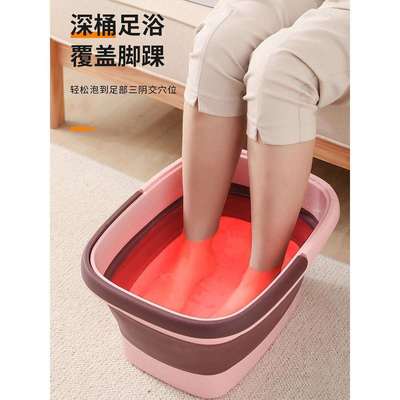泡脚桶双人冬天家用泡脚桶可折叠按摩便携式加大冬季足浴盆过新品
