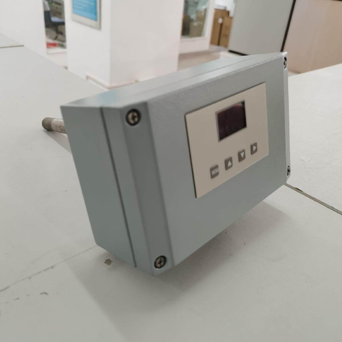 温湿度变送器DB441Y-GL一体式带显示活动螺纹法兰400mm裸杆