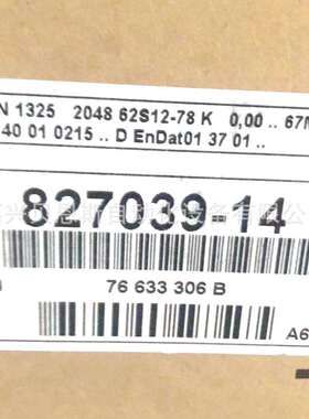 EQN1325 2048 62S12-78 ID586653-14/827039-14海德汉伺服编码器