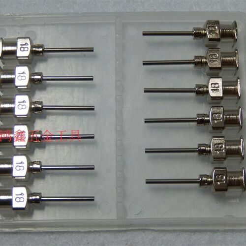 包邮全不锈钢针头 精密不锈钢针头金属点胶机针头平头针头 8-30G