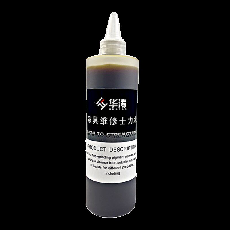 华涛士力水家具维修材料透明虫胶液上色抛光水漆片水印度上色水