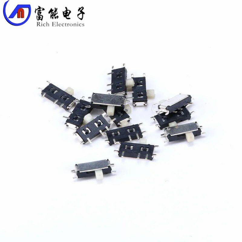 MP3拨动开关MK12C02 7P-12608微动开关 微型拨动MP3键 拨动开关