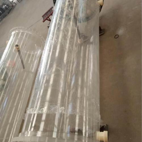 离子交换有机玻璃柱水处理医药软化工业淘金阴阳树脂罐成套设备