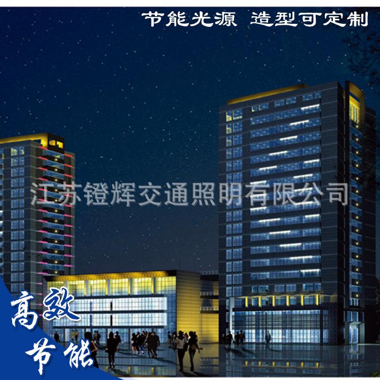 LED单色线条灯暖白红黄彩护栏数码管防水低压楼层亮化彩色12v220v