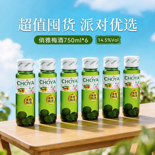 CHOYA俏雅梅酒正宗青梅果酒750ml