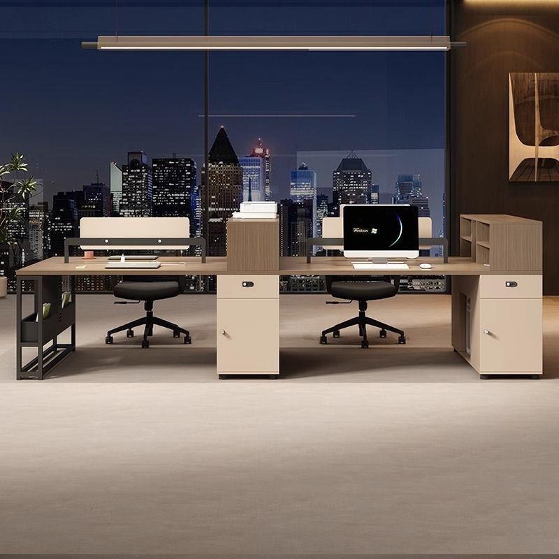 办公桌椅组合简约职员桌现代员工桌屏风卡座办公室员工位六人新品