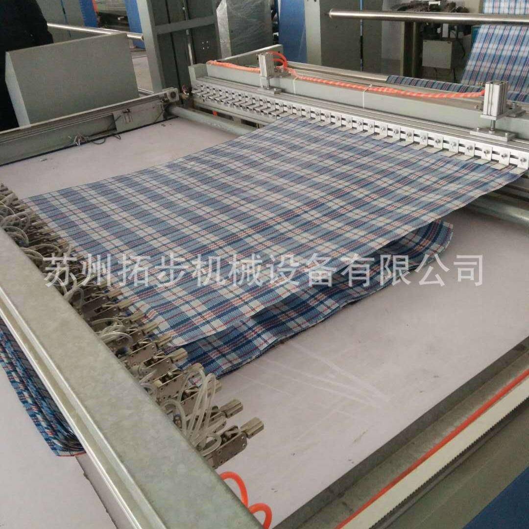 供应礼品袋百洁布洗碗布料横切裁断机电热切布横开切布机