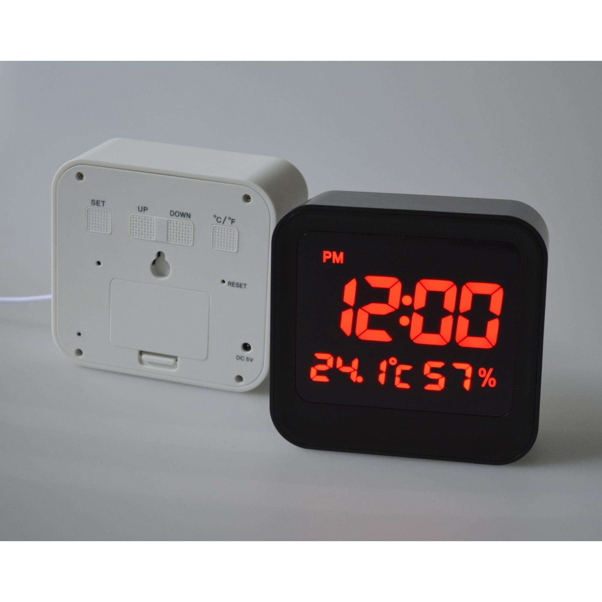 880 LED闹钟温湿度计三用表 多功能电子时钟 LED大字显示