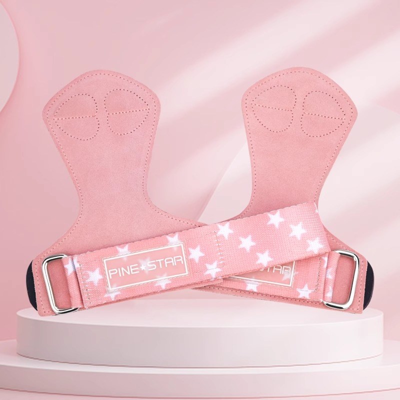 助力带女硬拉引体向上健身牛皮助力带女单杠专业拉背护手掌护手腕