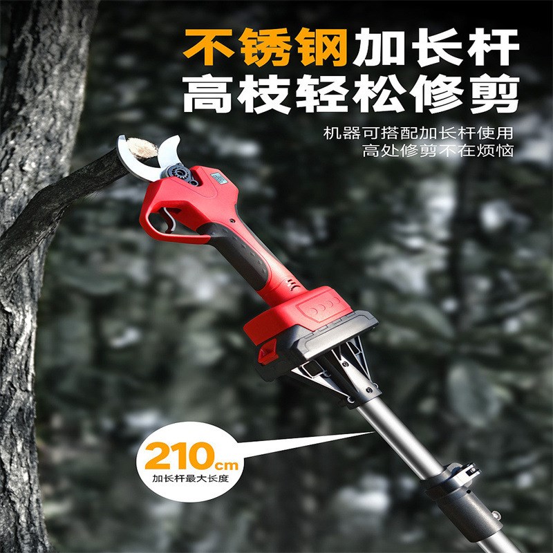 电动剪刀充电式修剪树枝果树园林工具修枝剪树剪刀剪枝花艺枝剪