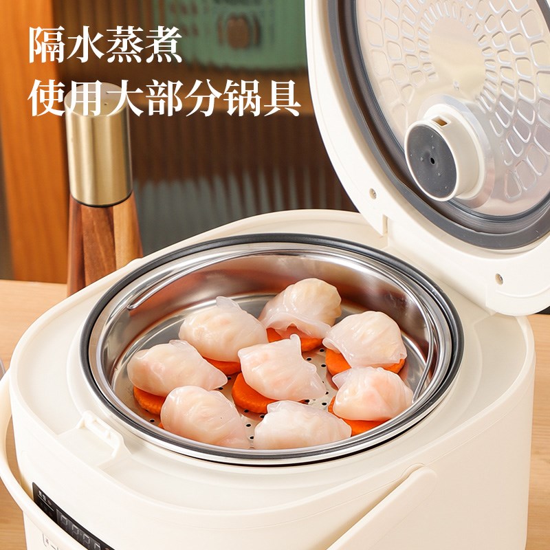 食品级316不锈钢蒸盘蒸笼架家用蒸屉篦子电饭煲通用隔水蒸饭神器