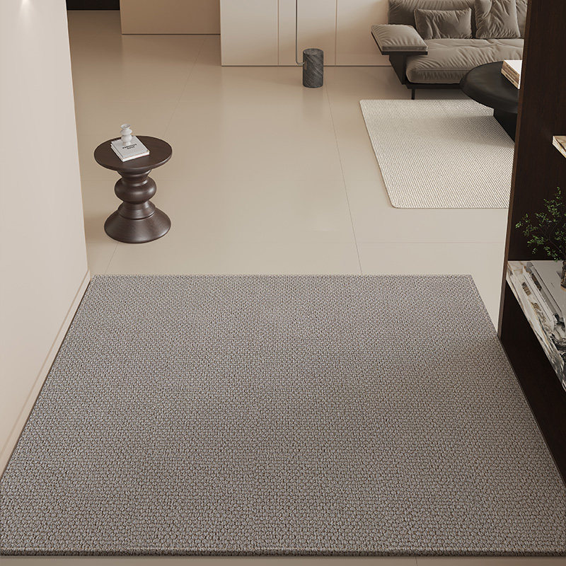 地垫现代简约f纯色进门地垫免洗可擦门前垫户外防滑垫可定制玄关