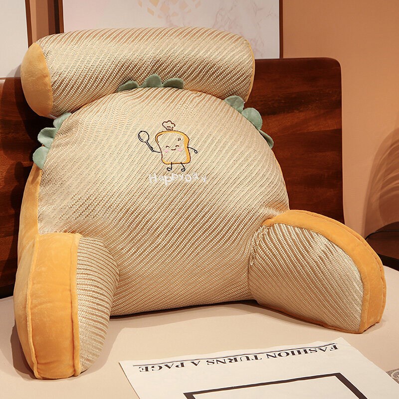 冰藤凉席软包床头靠背靠垫靠枕大靠背孕妇床N上护腰抱枕腰靠腰垫