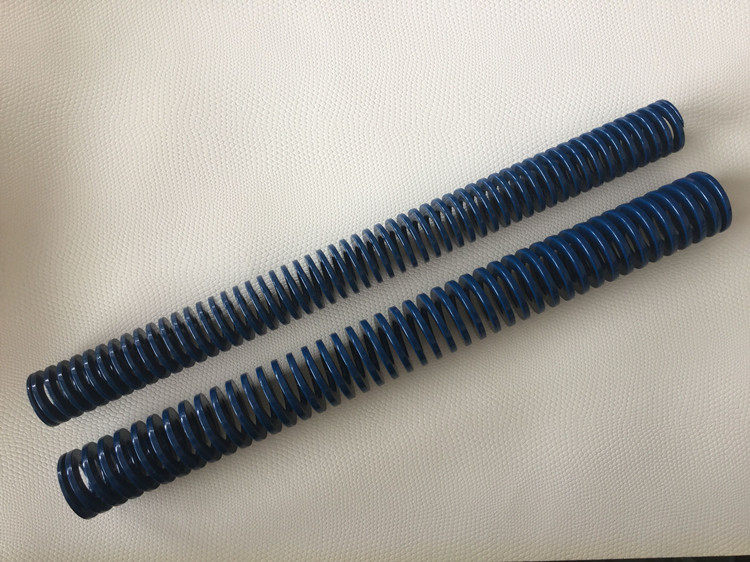 进口合金钢模具弹簧 进口公制蓝色扁弹簧 进口公制兰弹弓 300mm