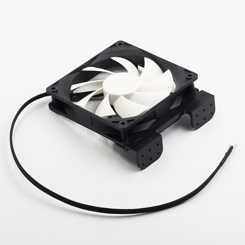 机箱光驱位风扇 电脑主机内置散热器 带支架 O12CM大风量散热器